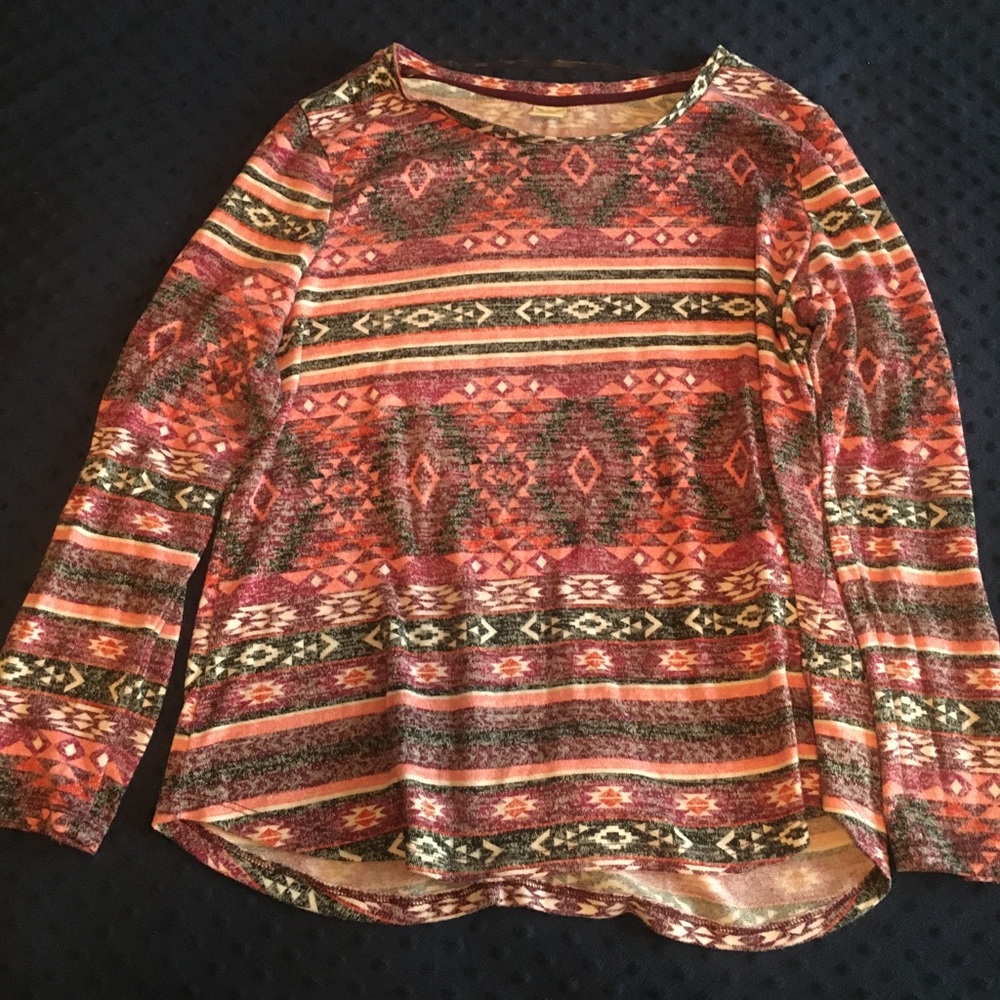 XL Sweater Santa Fe print